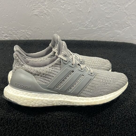 🔥🔥 ADIDAS Ultraboost 4.0 Grey Womens Running Shoes Sneakers Sz 7 - EUC - Picture 5 of 13